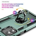 thumbnail image 6 of Designed for Motorola Moto G 5G (2024) Case, Military Grade Protective Phone Case Cover with Enhanced Metal Ring Kickstand [Support Magnet Car Mount] for Moto G 5G (2024), Darkgreen, 6 of 7