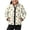 Bee Honeycomb, variant on Blue Toile de Jouy Elephant Giraffe Print Kids Fleece Jacket Stand Collar Full Zip Warm Sherpa Lined Coat Long Sleeve Casual Outerwear for Girls, Toddler Winter Fleece Coat, 4 Years