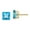 Yellow, variant on Fine Jewelry 14K White Gold Checker-cut Smoky Quartz Stud Earrings for Women (L- 0.36 inch, W- 0.36 inch)