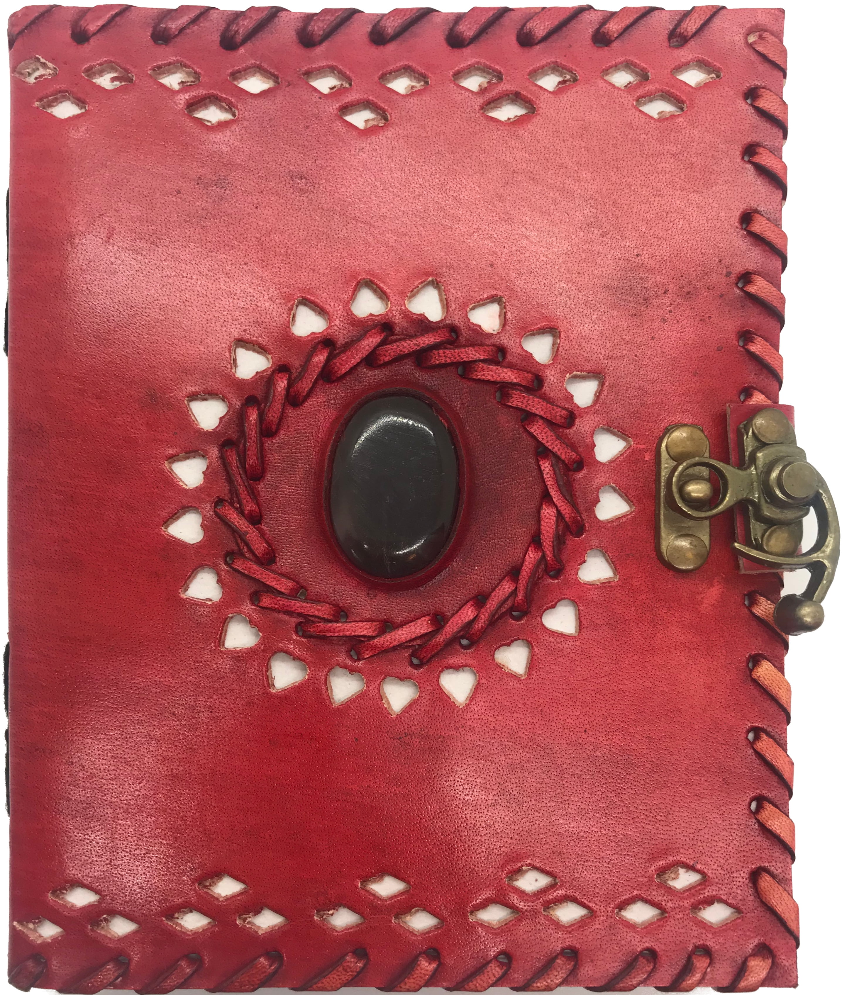 LEATHER JOURNAL - Handmade Antique Writing Notebook- Daily notepad, art sketchbook or travel diary for men & women