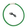 thumbnail image 2 of PENGXAING USB Rechargeable LED Chien Collier Lueur dans l'Obscurité LED Animal de Compagnie Collier Résistant à l'Eau Cuttable TPU Allument des Colliers pour les Petits Chiens de Taille Moyenne, 2 of 3