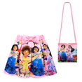 thumbnail image 3 of HAWEE Robe Mignonne Encanto Mirabel pour Filles Costume Isabela Cosplay avec 3 Pcs, 3 of 7