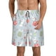 thumbnail image 1 of Balery Bunny cartoon with easter Traje de Baño Estilo Hawaiano para Hombre, Shorts de Secado Rápido con Bolsillos-Small, 1 of 6
