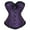 Black Purple, variant on Bustiers Corsets Women Burlesque Red M