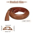 thumbnail image 2 of Uxcell Cubierta de Cable de 6 pies para el Suelo W0.55"xH0.28" Oculta Cubiertas de Cables de Extensión Color Madera Marrón, 2 of 7