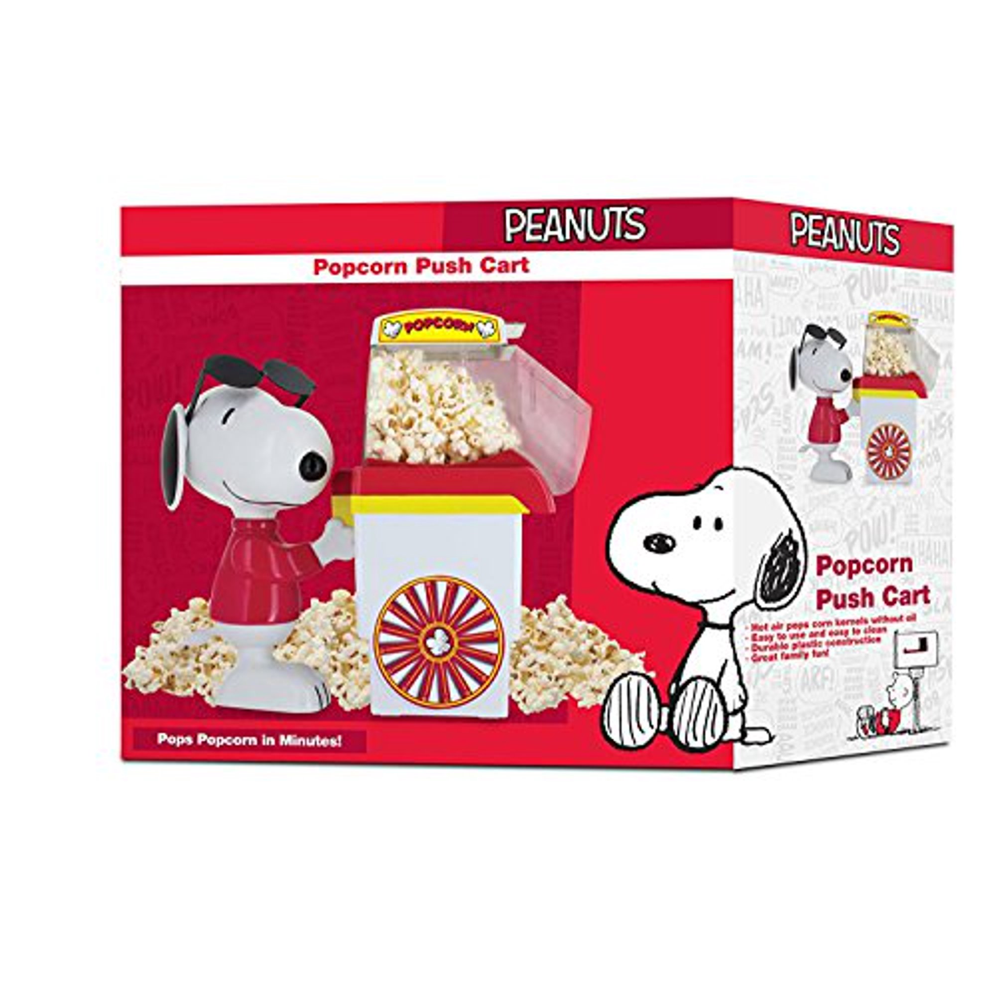 Smart Planet Pnp 1 Peanuts Snoopy Popcorn Cart Air Popper Red Walmart Canada Smart Planet Pnp 1 Peanuts Snoopy Popcorn Cart Air Popper Red Walmart Canada