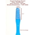 thumbnail image 5 of Sound Feelings Toothbrush - SAMPLER, Plain, Basic, Classic, Old-Fashioned 6-Pack, 5 of 9