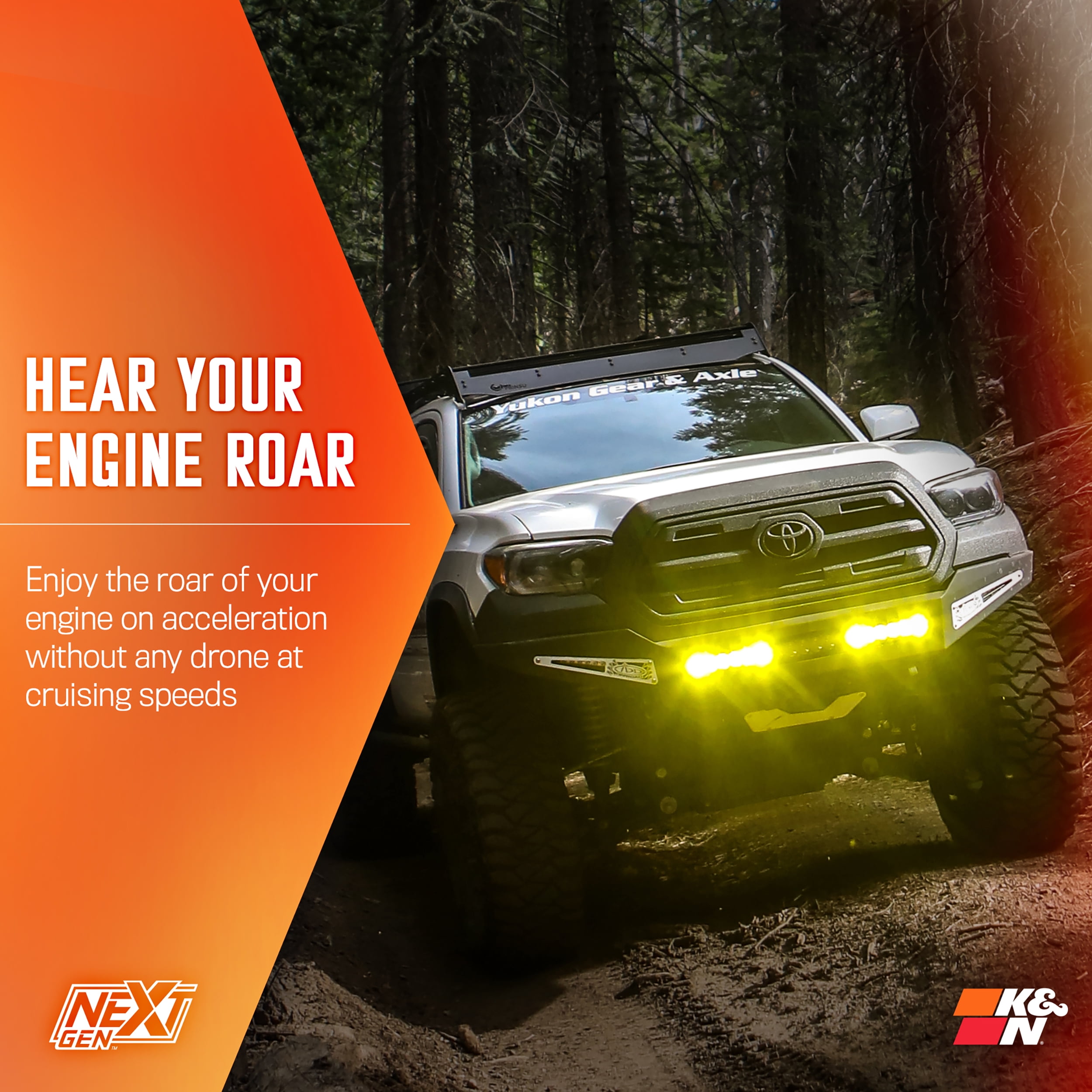 K&N Performance NextGen Cold Air Intake System: Easy Installation, Engineered to Maximize Airflow, Boost Horsepower & Torque, 50-9039