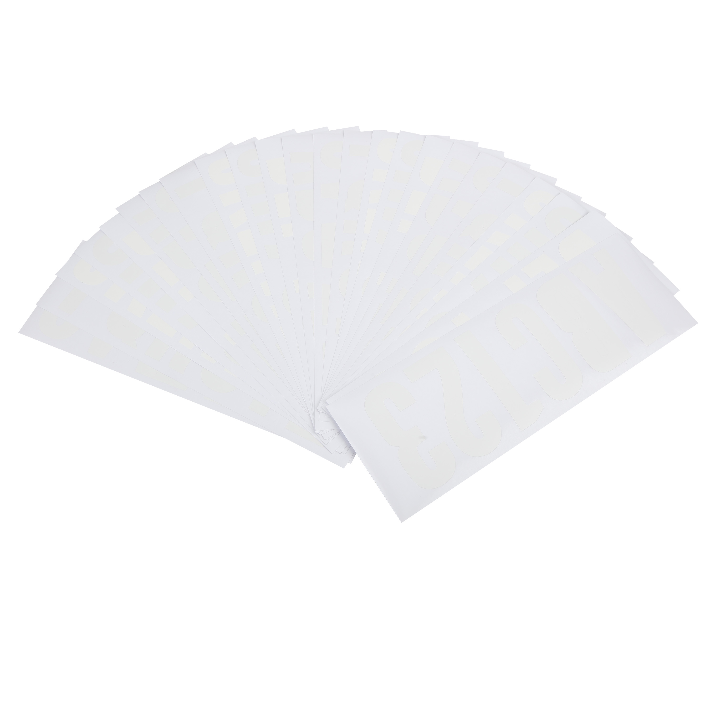 Ozark Trail Marine Registration Letter and Number Vinyl Sticker Kit, White