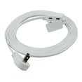 thumbnail image 2 of Prime SnugPlug Indoor 13 ft. L White Extension Cord 16/2 SPT-2, 2 of 2