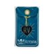 thumbnail image 4 of Llavero Corazón RV Azul Marino 'La Vida es Mejor en el Campamento' Camco con Anillo Dorado para Llaves y Controles (53288), 4 of 5