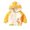 1-85Yellow302, variant on CAIVO Baby Hooded Cute Animal Print Coats Autumn Winter Girls Winter Boys Padded Jacket Padded Coats Long Sleeve Classic Outerwear