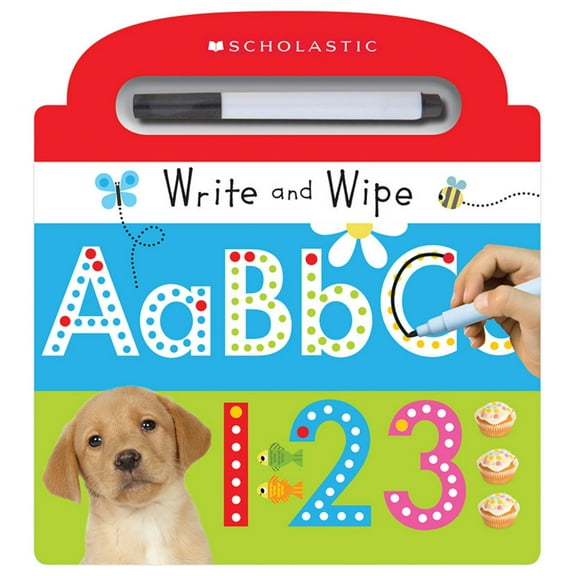 Write and Wipe ABC 123: Scholastic Early Learners (Write and Wipe) (Board Book)