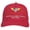 Red, variant on 250th USA Anniversary Flat Brim Baseball Cap, Patriotic Embroidered Trucker Hat, 1776‑2026 Independence Day Adjustable Hat for Men Women