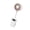 White, variant on YIEMEEN Propelled Foldable Mini Fan With strong ABS Build And useful Support For Tent face