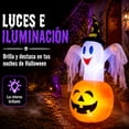 thumbnail image 3 of Inflable Halloween Fantasma Calabaza Bruja 1.43m Luz Led, 3 of 8
