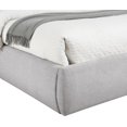 thumbnail image 6 of Meridian Furniture Adam Grey Linen Textured Fabric Queen Bed, 6 of 10