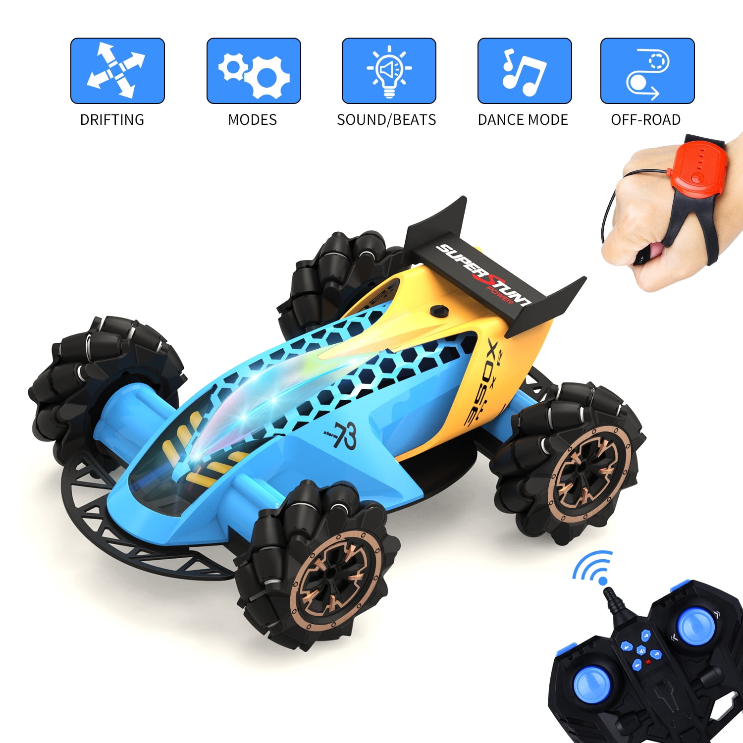 deformable remote control sports car