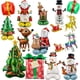 thumbnail image 5 of Globos navideños para decoración de fiesta de Feliz Navidad, caja de regalo con forma de reno, muñeco de nieve y Papá Noel, globos inflables de aluminio para Navidad, 5 of 5