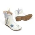 thumbnail image 4 of BURUDANI Girls Star Mid Calf Tassel Boots Cowgirl Cowboy Western Boots, 4 of 5