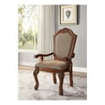thumbnail image 3 of ACME Chateau De Ville Arm Chair (Set-2), Fabric & Cherry, 3 of 5