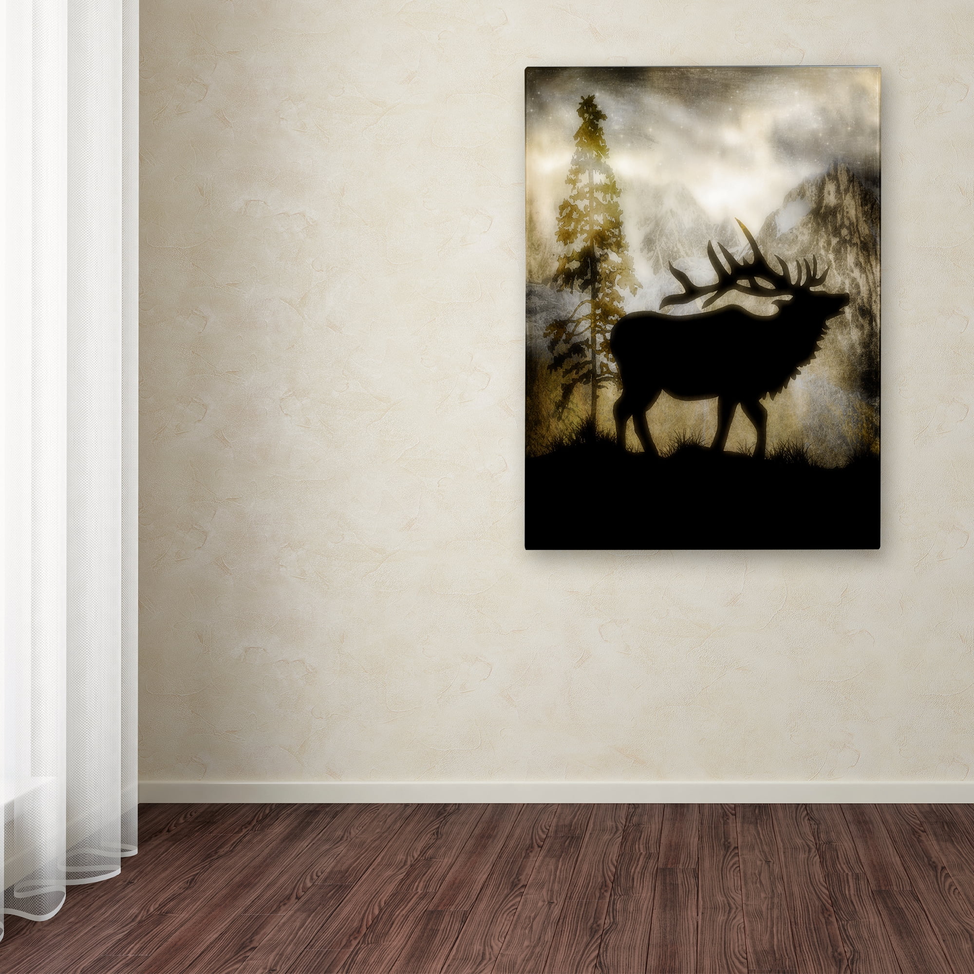 LightBoxJournal 'Mystic Elk' Canvas Art