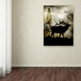 thumbnail image 3 of LightBoxJournal 'Mystic Elk' Canvas Art, 3 of 4