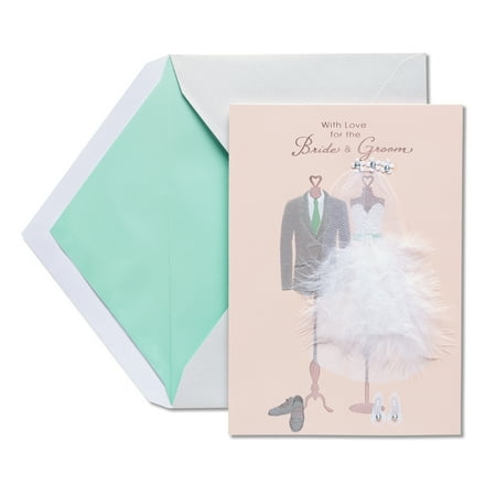 - American Greetings Happy Day Wedding Congratulations Card with Rhinestones