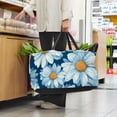 thumbnail image 6 of Daisy Large Capacity Reusable Foldable Oxford Cloth Beach Bag Storage Bin Shopping Basket Cube Organizer, 6 of 7