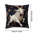 thumbnail image 3 of Screaming Goat Pillow Cover Pillow Covers - Screaming Goat Soft Protector,17.72x17.72 Inches Square Case,Hilarious Animal Graphic,Fun Couch Decoration,Living Room Sofa Cushion Shell, Home Accessory, 3 of 4