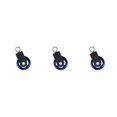 thumbnail image 1 of relayinert Roulement en Alliage d'Aluminium Charge de Poulie pour Entraînement de Roue à Câble Levage Bleu 3Set, 1 of 1