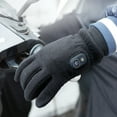 thumbnail image 3 of Rechargeable Heated Touchscreen Winter Gloves with Built-In Display for Cold Weather Outdoor Skiing and Cycling Activities, 3 of 5