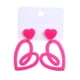 thumbnail image 2 of Pendientes de corazón de tinta rosa para San Valentín, pendientes huecos de Europa y Estados Unidos, pendientes coreanos sencillos, pendientes de oreja, pendientes de amor acrílicos para mujer., 2 of 6