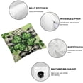 thumbnail image 4 of Nawypu St Patricks Day Pillow Covers Watercolor Green Lucky Clover Shamrock Grey Buffalo Plaid Decorative Throw Pillow Cases Farmhouse Decoration for Sofa Couch Bed&nbsp;2pc, 4 of 6