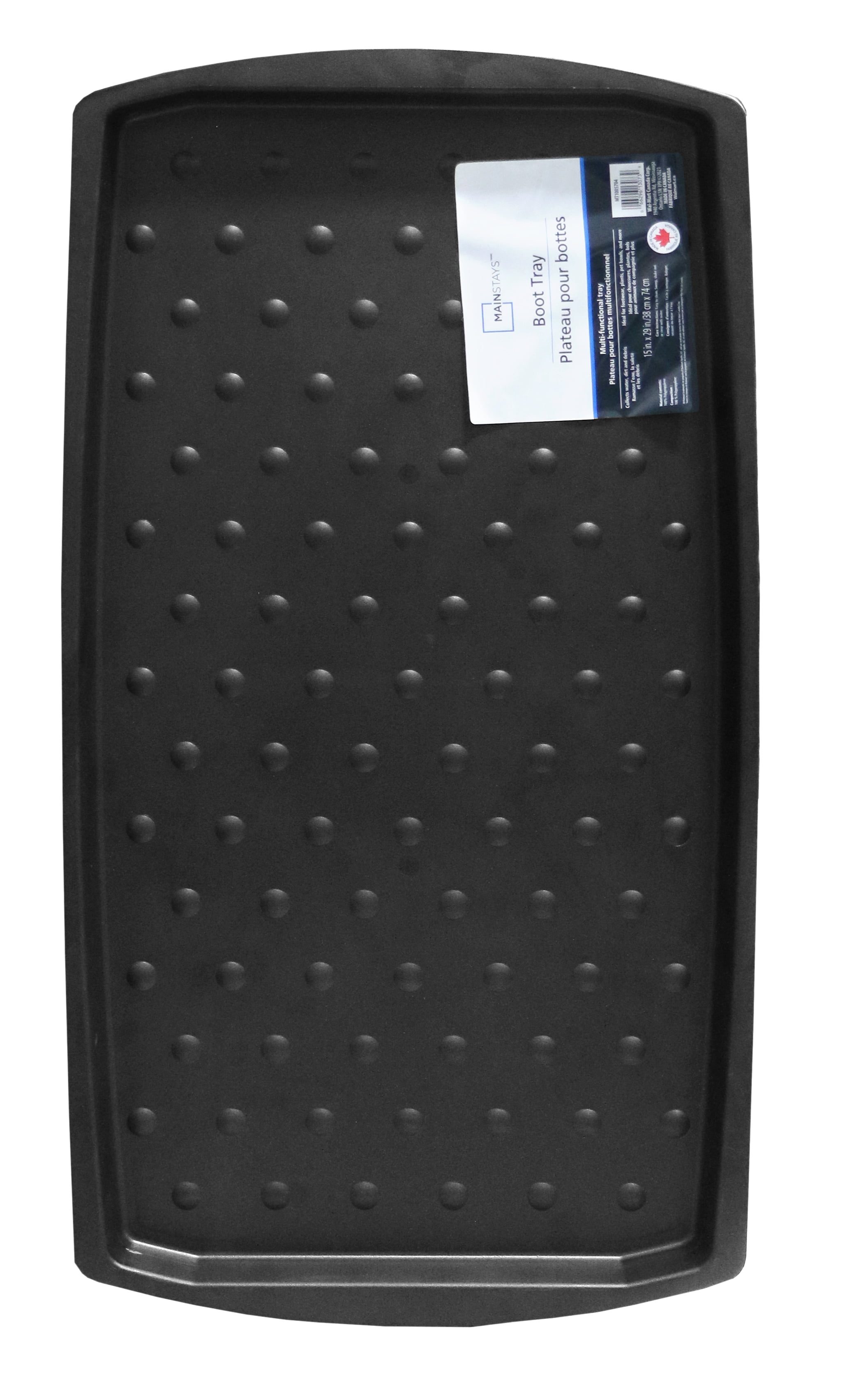 15"x29" Soho Boot Tray, Black