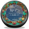 thumbnail image 1 of Skin Decal Wrap Compatible With Amazon Echo Spot Crazy Tikis, 1 of 4