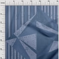 thumbnail image 3 of oneOone Cotton Flex Blue Fabric Geometric Diamond With Stripes Craft Projects Decor Fabric Printed By The Yard 40 Inch Wide, 3 of 4
