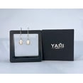 thumbnail image 6 of Yami 8-8.5mm White Teardrop Pearl Earrings with 925 Sterling Silver CZ Ear Hooks Valentine's Day Jewelry Gift for Her, 6 of 10