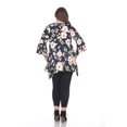 thumbnail image 4 of White Mark Women's Plus Size Floral Blanche Tunic Top, 4 of 4