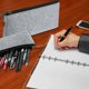 thumbnail image 5 of Estuche de fieltro para lápices, estuche de tela para lápices para niños, bolsa de papelería para estudiantes, bolsa para gafas, bolsa para guardar brochas de maquillaje, 5 of 5