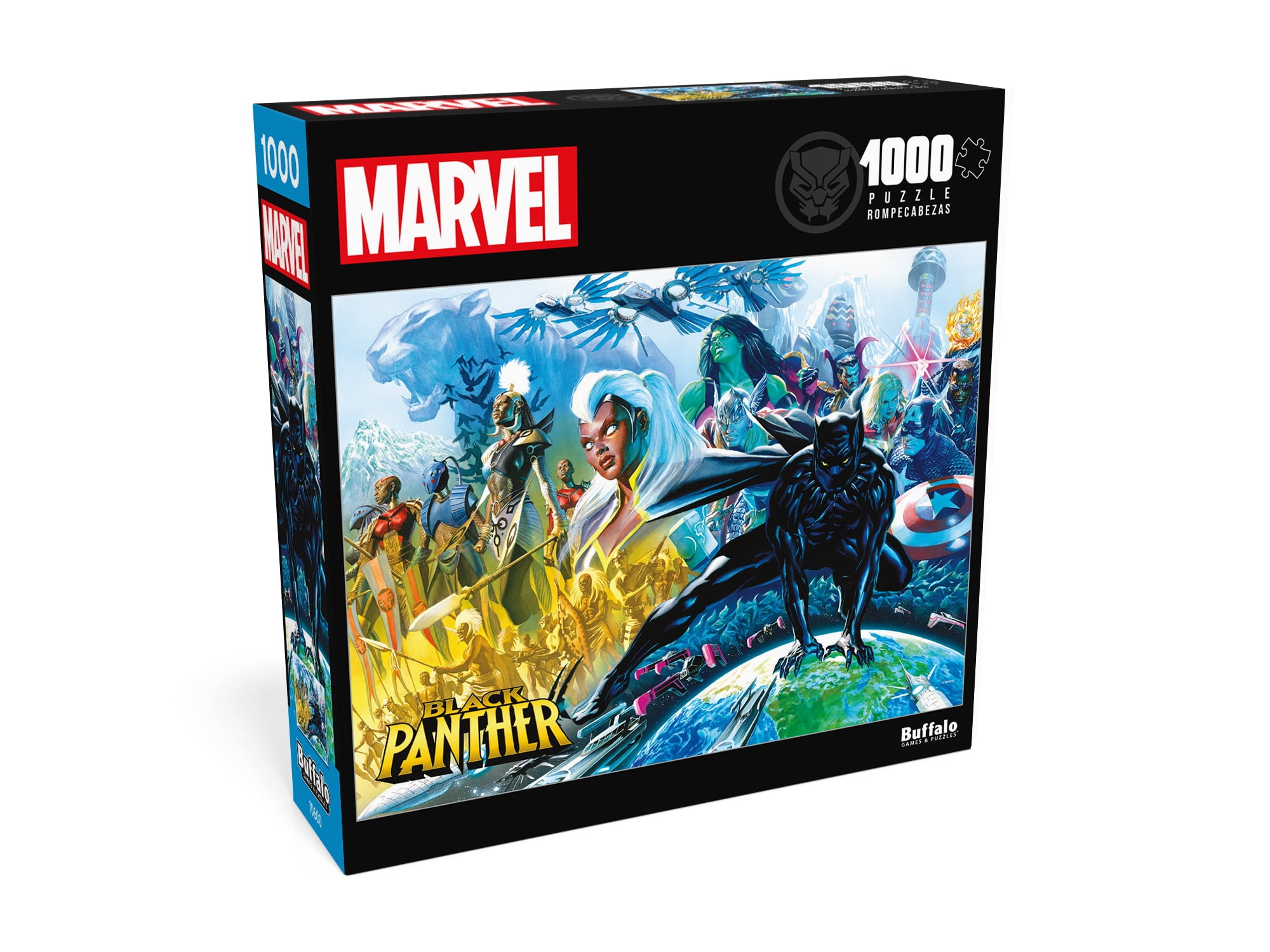 Buffalo Games 1000-Piece Marvel - Black Panther Interlocking Jigsaw Puzzle