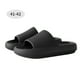 thumbnail image 1 of Zapatillas de casa, sandalias antideslizantes de EVA, zapatillas de suela gruesa con punta abierta para parejas, negras, adecuadas para el tamaño 41-42 2 piezas kenally  AP001383-07B, 1 of 7