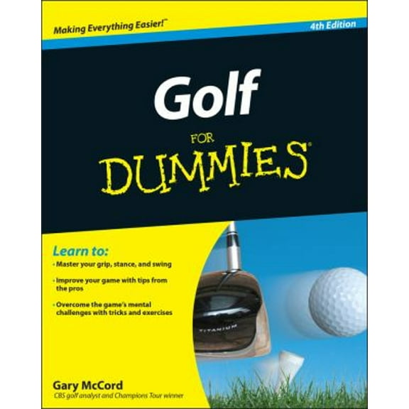 Pre-Owned Golf For Dummies Paperback