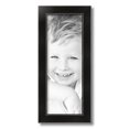 thumbnail image 2 of ArtToFrames 7" x 19" Honors Black with Silver Picture Frame, 7x19 inch Black Wood Poster Frame (WOM-5157),  Pack, 2 of 7