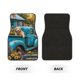 thumbnail image 2 of Balery Vintage Pickup Sunflower Dog Juego de 4 Alfombrillas para Auto, Revestimientos de Caucho Resistente, Diseño Antideslizante, 2 of 7