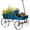 Blue, variant on Collections Etc Amish Wagon Decorative Indoor/Outdoor Garden Backyard Planter, Green