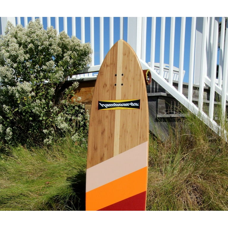 Hamboards Pinger Surf Skateboard Bamboo 4 Doors 5