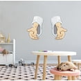 thumbnail image 2 of RELIGION - Multicolored Vinyl Art Jesus Christ Holy Hands Decoration Religious Image Design Removable Living Room Wall Decal - Home Bedroom Easy To Apply Adhesive Wall Decor Sticker 40" x 24", 2 of 3