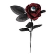 thumbnail image 3 of Clearance Under $0.86! 1PC Halloween Dark Rose, Artificial Latex Flower for Gothic Home & Party Decor, PU, (One Size, Red), 3 of 3
