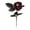 Red, variant on 1 Pc Halloween Eyeball Rose, 15.3" Artificial Gothic Dark Red Flower Stem for Spooky Vase Filler Centerpiece Decor